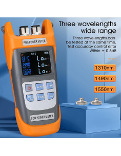 Medidor de Potencia Óptica SAIVXIAN A-330A SCAPC FCAPC 1310-1550nm 2
