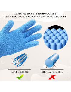 Guantes de Microfibra Evridwear para Limpiar Plantas - Reutilizables 2
