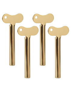 Set de 4 Dispensadores de Pasta de Dientes Zona Azure Dorado