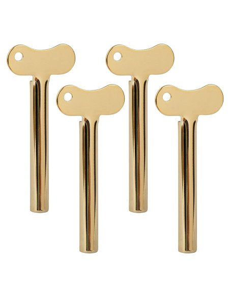 Set de 4 Dispensadores de Pasta de Dientes Zona Azure Dorado