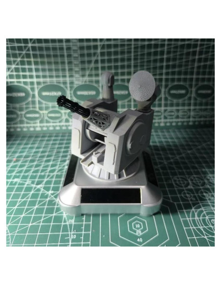 Adorno Rotatorio Militar Venshy con Energía Solar 12.7cm Adorno Rotatorio Militar Venshy con Energía Solar 12.7cm