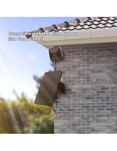 Panel Solar 4W YCTechCam para Cámara Blink Outdoor 3ra Gen