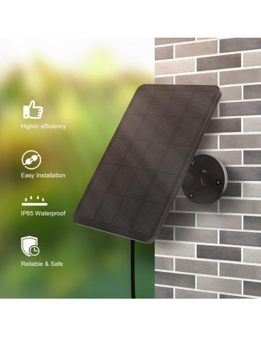Panel Solar 4W YCTechCam para Cámara Blink Outdoor 3ra Gen