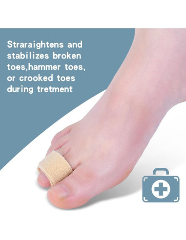 Separadores de Dedos Reutilizables Meidland Beige para Alineación