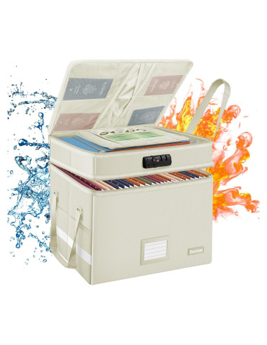 Caja de Archivos a Prueba de Fuego DocSafe Beige 40.6x35.1cm