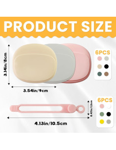 6 Estuches de Silicona para Auriculares y Organizador de Cables Koceci 2