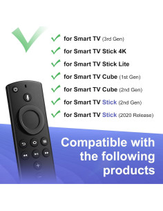 Control Remoto de Reemplazo Trado para TV Stick 2da Gen 4K 2
