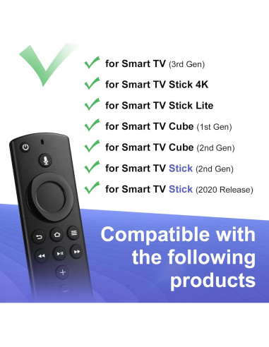 Control Remoto de Reemplazo Trado para TV Stick 2da Gen 4K
