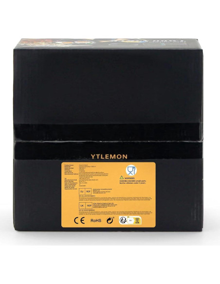 Juego de 2 Tazones de Ramen Cerámica YTLEMON 1000ml Azul