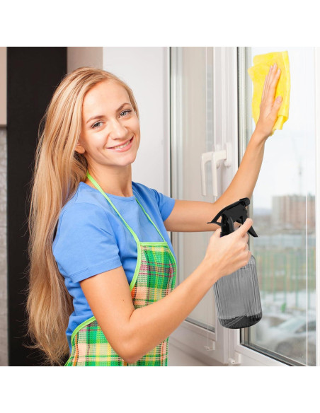 2 Botellas de Spray Reutilizables paeyaer 532 ml Ajustables