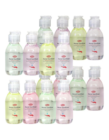 Desinfectante de Manos SIPA 50 ml - Paquete de 16, 8 Fragancias