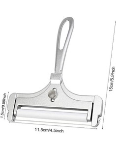 Cortador de Queso Ajustable Poualss Acero Inoxidable 15x11.5cm 2
