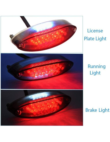 Luz Trasera LED DREAMIZER Universal para Motocicleta 28 LEDs