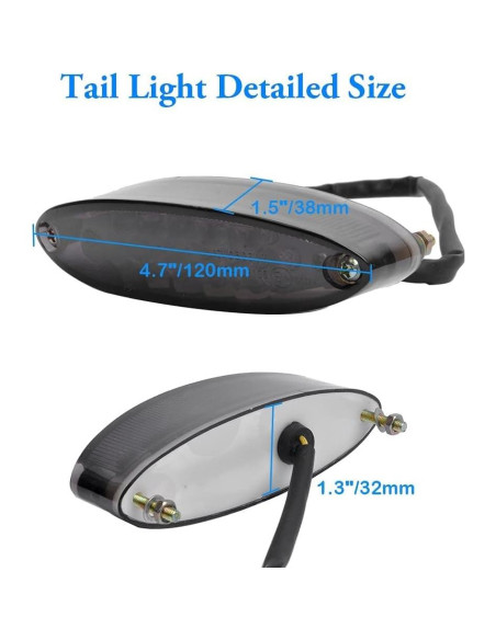 Luz Trasera LED DREAMIZER Universal para Motocicleta 28 LEDs