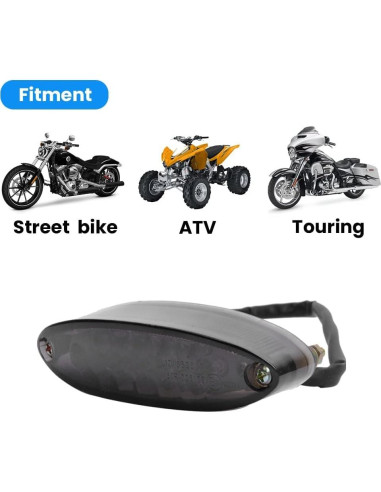 Luz Trasera LED DREAMIZER Universal para Motocicleta 28 LEDs