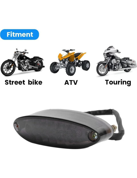 Luz Trasera LED DREAMIZER Universal para Motocicleta 28 LEDs