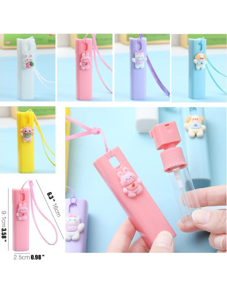 Botellas de Spray Portátiles ZJSXINDI 10ml - 5 Pcs