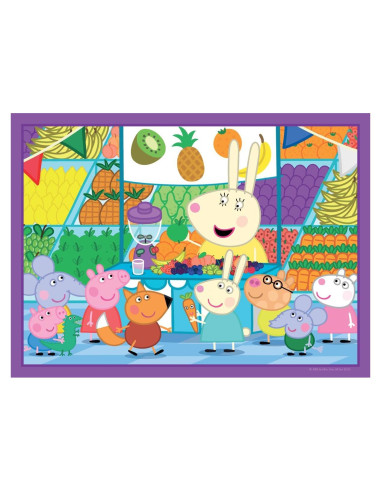 Rompecabezas de Suelo Peppa Pig 16 Piezas Ravensburger 49x36 cm