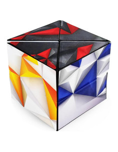 Cubo Mágico 3D ALaLatois Diamante 2 en 1 Juguete Lógico