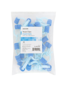 Pinzas Nasales Desechables McKesson - 25 Unidades para Espirometría