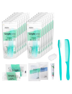 Kit de Higiene de Viaje LLHQAMT - 12 Piezas, Empaque Individual