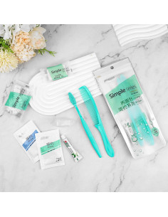 Kit de Higiene de Viaje LLHQAMT - 12 Piezas, Empaque Individual 2