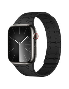 Banda Magnética Amizee para Apple Watch 38-42mm Silicona Negra