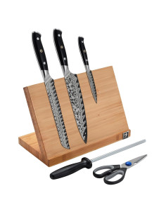 Conjunto de cuchillos de damasco magnético 6 piezas Henckels