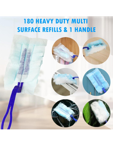 20 Recargas Plumero Swiffer ZIONYA 180 Multi-Superficie