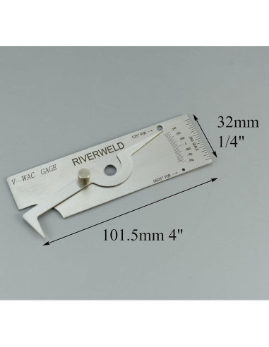 Medidor de Soldadura RIVERWELD V-WAC 6.1 mm Profundidad