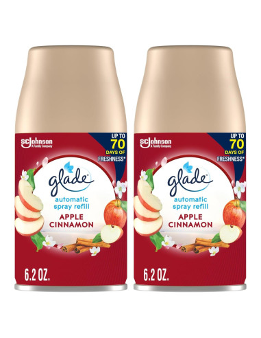Recarga Spray Automático Glade Manzana Canela 176g