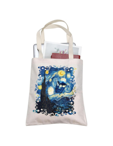 Bolsa Cosmética de Lona TOBGBE para Mujeres 37x32 cm