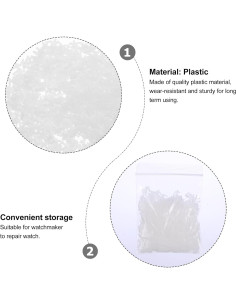 Kit de Herramientas para Relojeros Hemobllo 1000pcs Accesorios 2