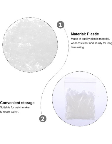 Kit de Herramientas para Relojeros Hemobllo 1000pcs Accesorios