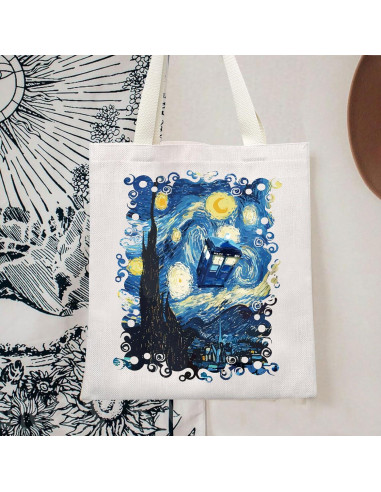 Bolsa Cosmética de Lona TOBGBE para Mujeres 37x32 cm