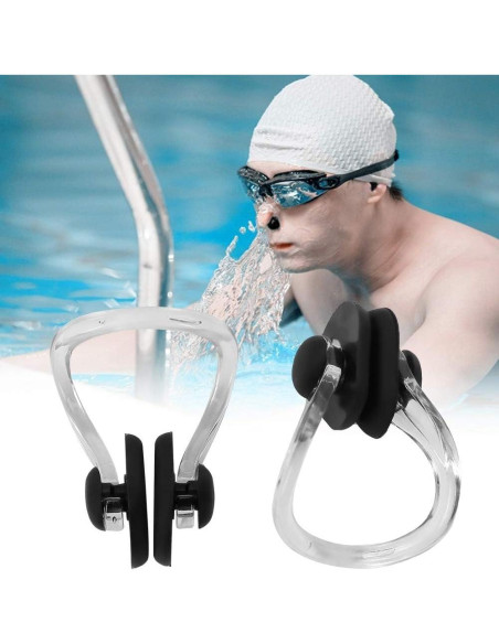 Clip de Nariz para Natación Hapivida - 2 Pcs Silicona
