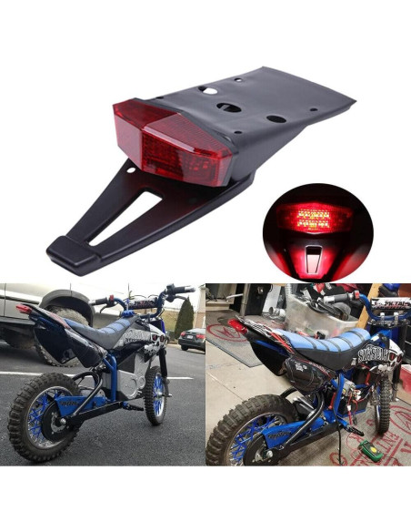 Luz de freno trasera LED HARIFOGER para motos personalizadas