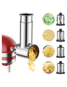 Accesorio Rallador y Rebanador Cofun para Batidora KitchenAid
