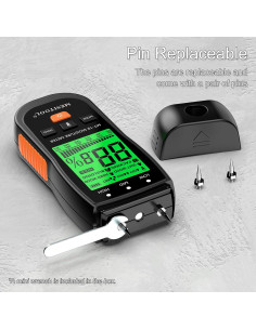 Medidor de Humedad Digital MT19 para Madera y Concreto 2