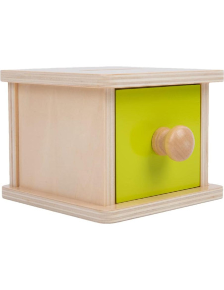 Caja de Monedas Montessori Adena - Juguete Educativo 6-12 Meses