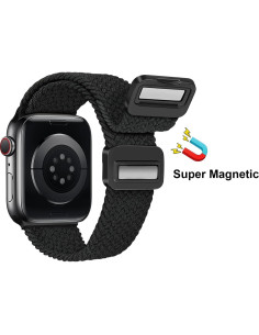 Banda Sport Nylon Ajustable MroTech para Apple Watch 38-41mm Negro 2