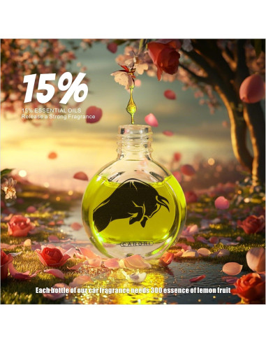 Ambientador de Auto CARORI 8ml Aceite Esencial Bergamota