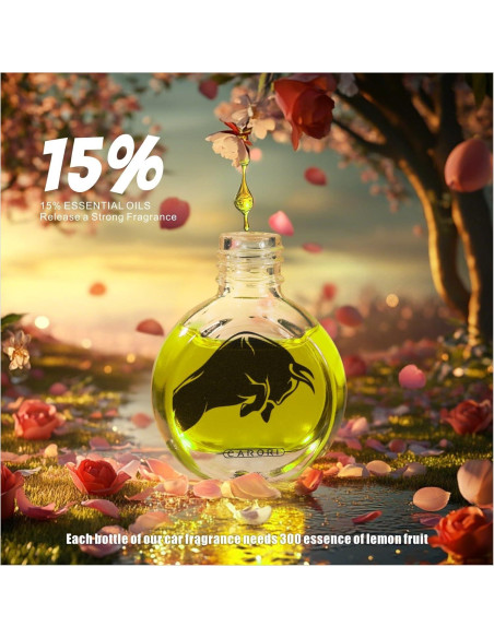 Ambientador de Auto CARORI 8ml Aceite Esencial Bergamota