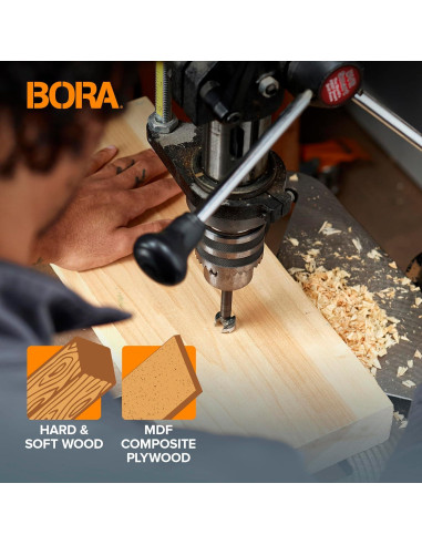 Broca Forstner BORA BFB-009744 25mm Diámetro 89mm Longitud