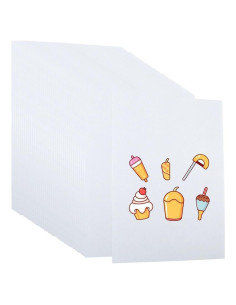 6 Hojas de Shrinky Dink Imprimibles SOFPLATE 298x210mm