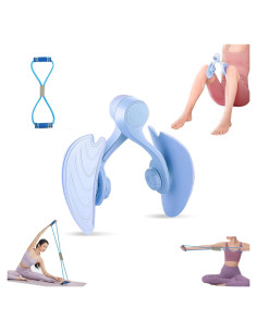 Ejercitador de Muslos SEILETOO con Banda de Resistencia 8