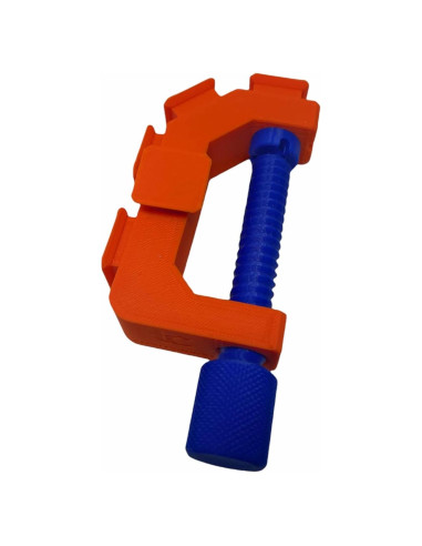 Abrazadera de Pista Hot Wheels 1/64 Naranja/Azul Duradera