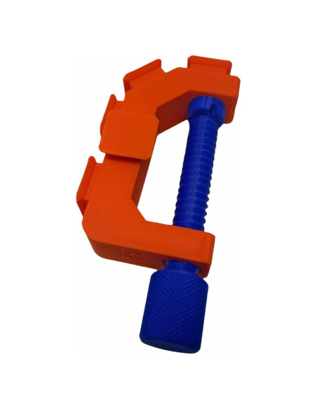 Abrazadera de Pista Hot Wheels 1/64 Naranja/Azul Duradera