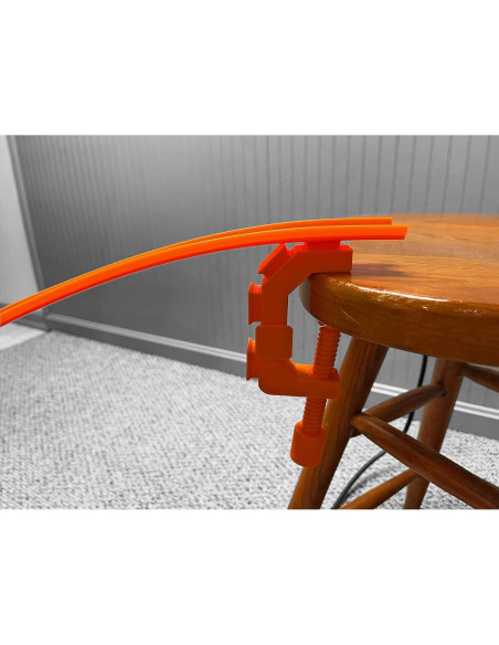 Abrazadera de Pista Hot Wheels 1/64 Naranja/Azul Duradera