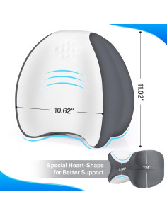 Almohada para Piernas TranquilMoments Espuma Viscoelástica Gris 2